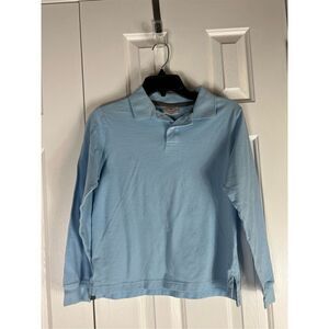 Hanna Andersson Boys Blue Polo Shirt Size 150 US 12